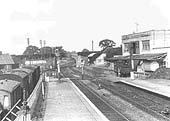 Looking towards Worcester with the Fosse Way road bridge in the distance with the original Tramway terminus on the left