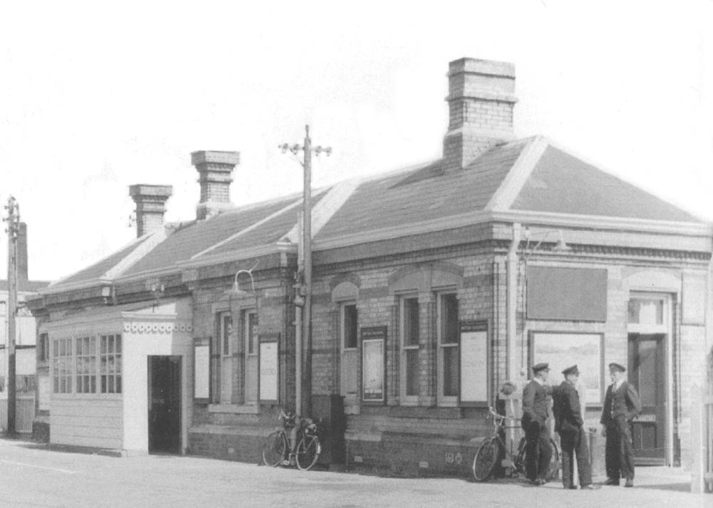 This close up shows the unusual and intricate porch added to the main passenger structure after originally built