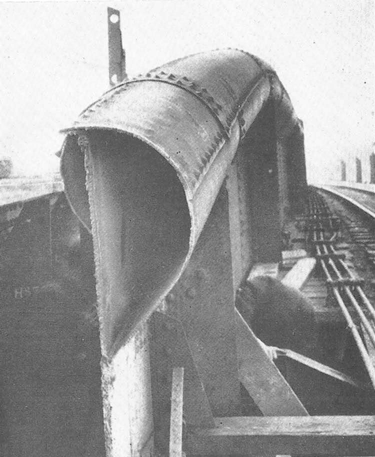 A useful illustration of typical construction details involved in Brunel’s wrought iron balloon–top plate girder bridge beams