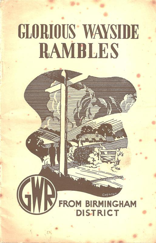 In 1938 the Great Western Railway issued a twelve page pamphlet containing a series of forty rambles
