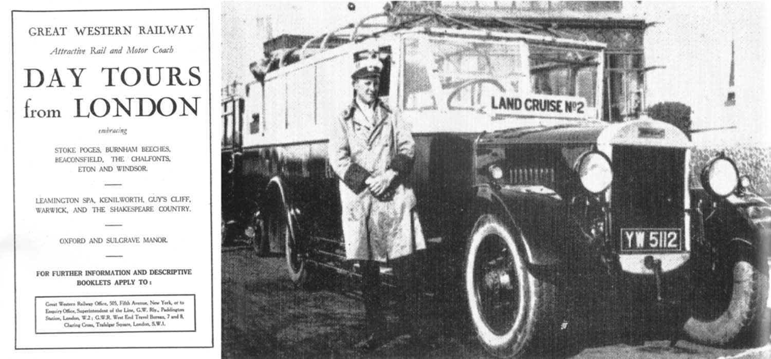 GWR Advert for day tours from London to Shakespeare Country & Warwickshire locations