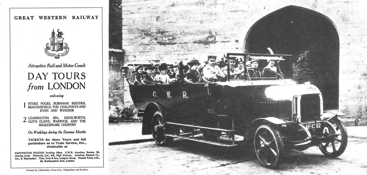 One of the fifteen Great Western Railway Maudlay vehicles fitted with a observation car body