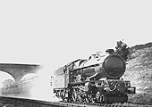 GWR 4-6-0 King class No 6003 'King George IV' picks up water whilst at the head of the down Paddington to Birkenhead service