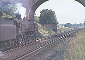 GWR 4-6-0 49xx 'Hall' class No. 4902 'Aldenham Hall' on a seven coach express
