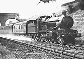 GWR 40xx Class 4-6-0 No4041 'Prince of Wales' with class A headcode on a four coach up express in 1920s