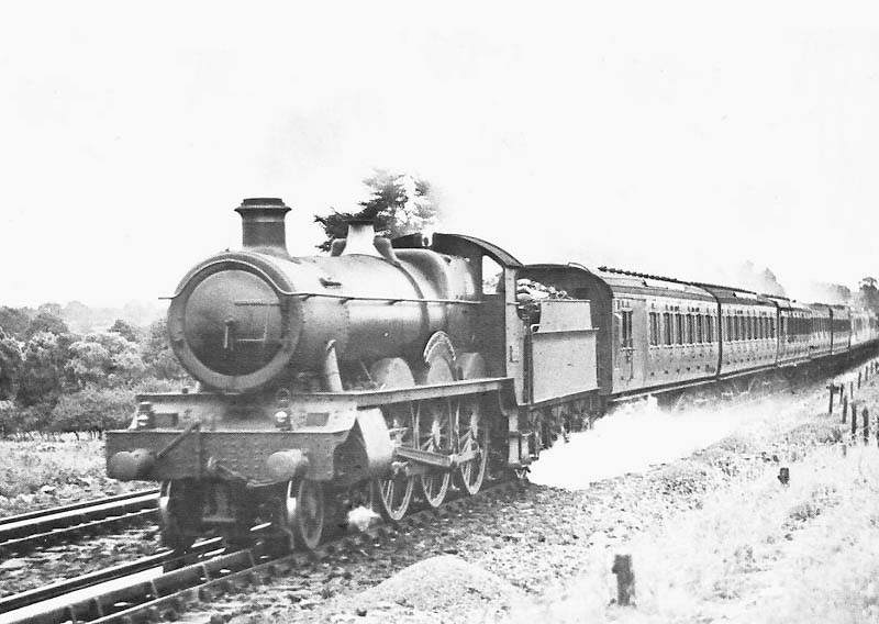 Great Western Railway 29xx 'Saint' Class 4-6-0 No 2936 'Cefntilla Court' with class A headcode on a through Hastings to Birkenhead express