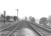 View of Rowington Junction looking towards Leamington Spa with the signal box controlling the branch to Henley on the right