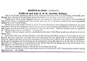 Extract from the Great Western Railway Birmingham Division Appendix to Service Time Tables (sections No12 and No14) dated March 1921