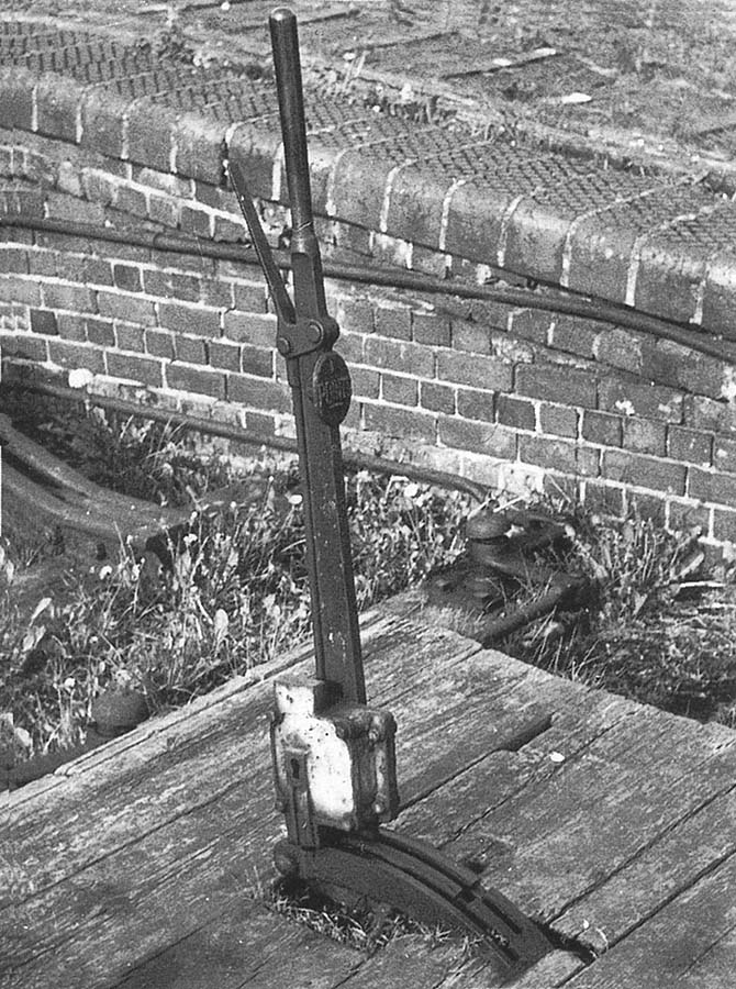 ShipstononStour Station View of the ground frame with the single