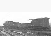 View of an unidentified GWR 0-6-0 2301 class as it shunts in the station station just after the end of the Second World War