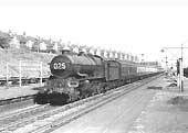 Ex-GWR 4-6-0 No 6856 'Stowe Grange' is seen passing through the up main platform at the head of an empty stock working from Tyseley