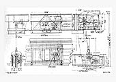 Arrangement of the travelling mechanism of the 20 ton electrically powered travelling gantry crane installed at Small Heath down goods yard