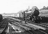 GWR 4-6-0 No 6005 'King George II' on an up Birkenhead to Paddington express