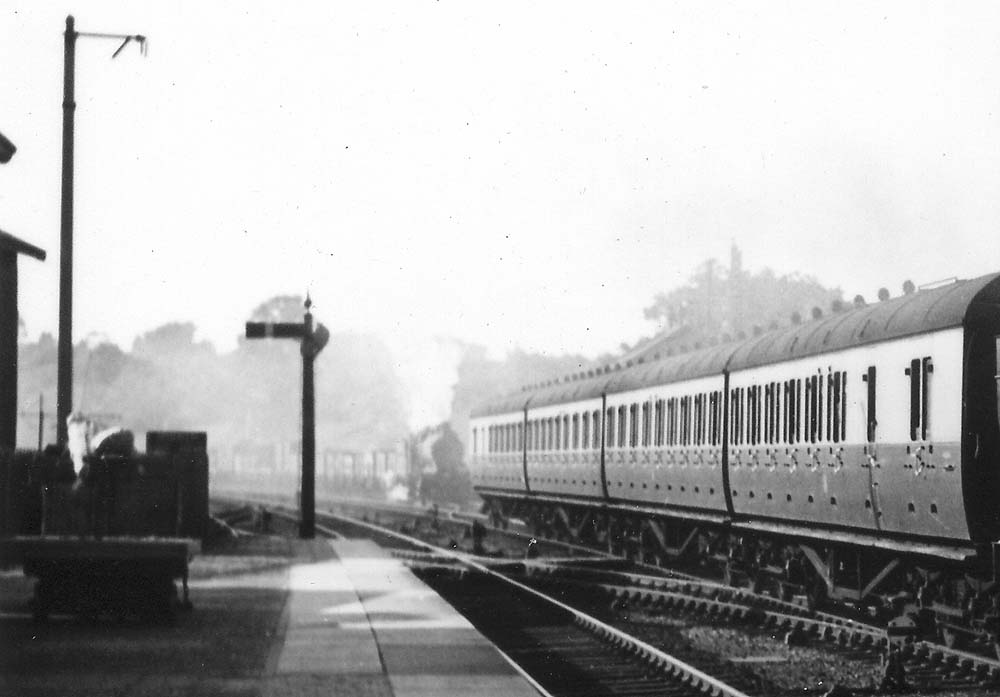 Close up showing the same train seen in early photos still remains confined to the refuge siding
