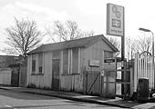  A street level view of Spring Road Booking Office in 2008 still in original condition except for the station sign
