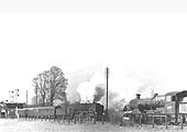 GWR 2-6-0 No 4397 is held by signals whilst at head of a Snow Hill to Stratford on Avon local train on 21st May 1935