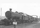GWR 2-6-0 No 4397 is held by signals whilst at head of a Snow Hill to Stratford on Avon local train on 21st May 1935
