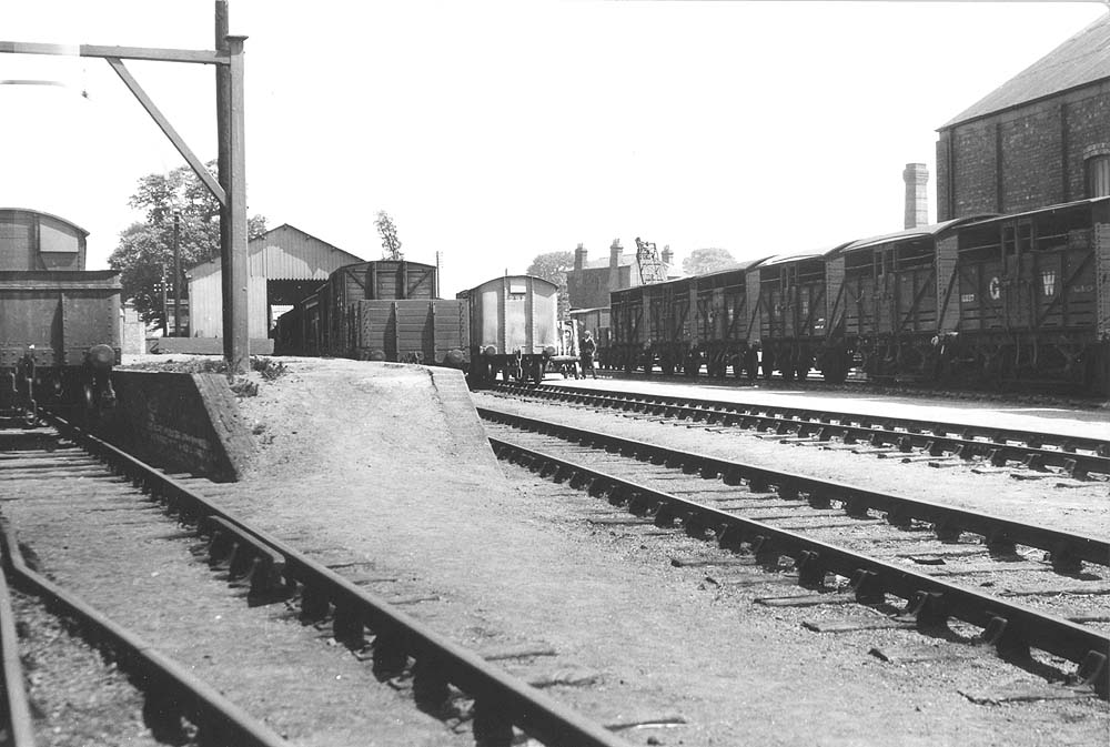 Stratford upon Avon's original terminus station opened on 9th October 1860 now being used as the GWR's goods yard and shed