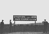Taken just prior to the day that the new Stratford-on-Avon Racecourse Platform opened, on Saturday 6th May 1933