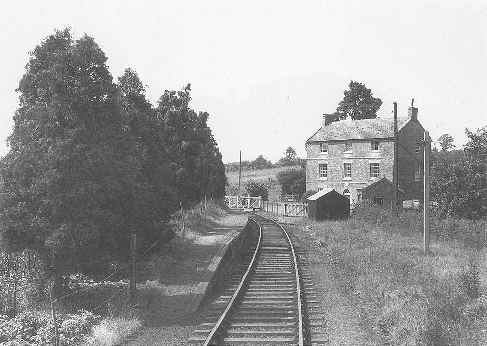 The station, now closed to both passenger and goods services, is seen on 2nd July 1953