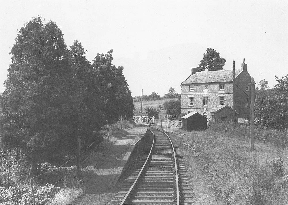 The station, now closed to both passenger and goods services, is seen on 2nd July 1953