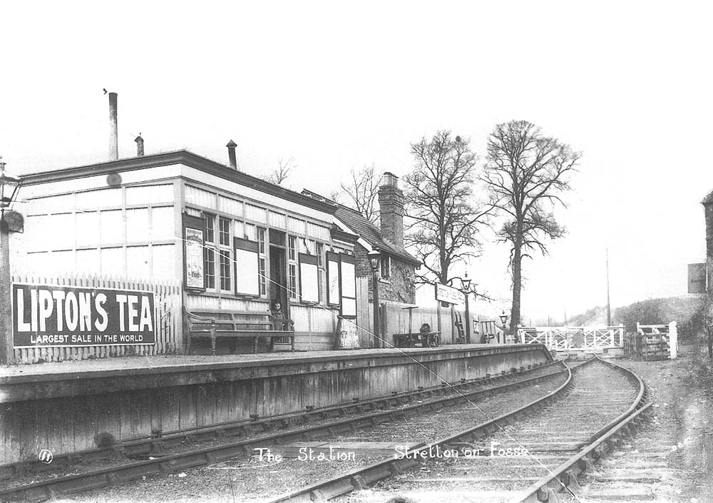 Looking towards Shipston-on-Stour in Edwardian days when Charles Cotton was station master and the station still had a modicum of traffic