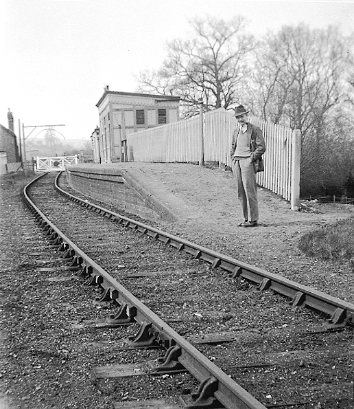 CR Clinker is photographed alone during their exploratory visit in April 1933
