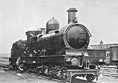 GWR 4-4-0 3521 Class No 3555 stands over the ash pits at Tyseley shed having just been coaled