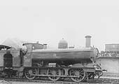 GWR 0-6-0PT No 1790, fitted with a half-cab and a member of the 655 class, is seen standing outside the shed in June 1937