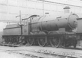 GWR 0-6-0 No 2257, a member of the 2251 class built by Collett, is seen standing on the traverser in front of Tyseley Repair shop