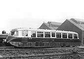 GWR Railcar No 6, a member of the second production batch, stands in front of Tyseley shed next to an unknown GWR 0-6-0PT Pannier tank