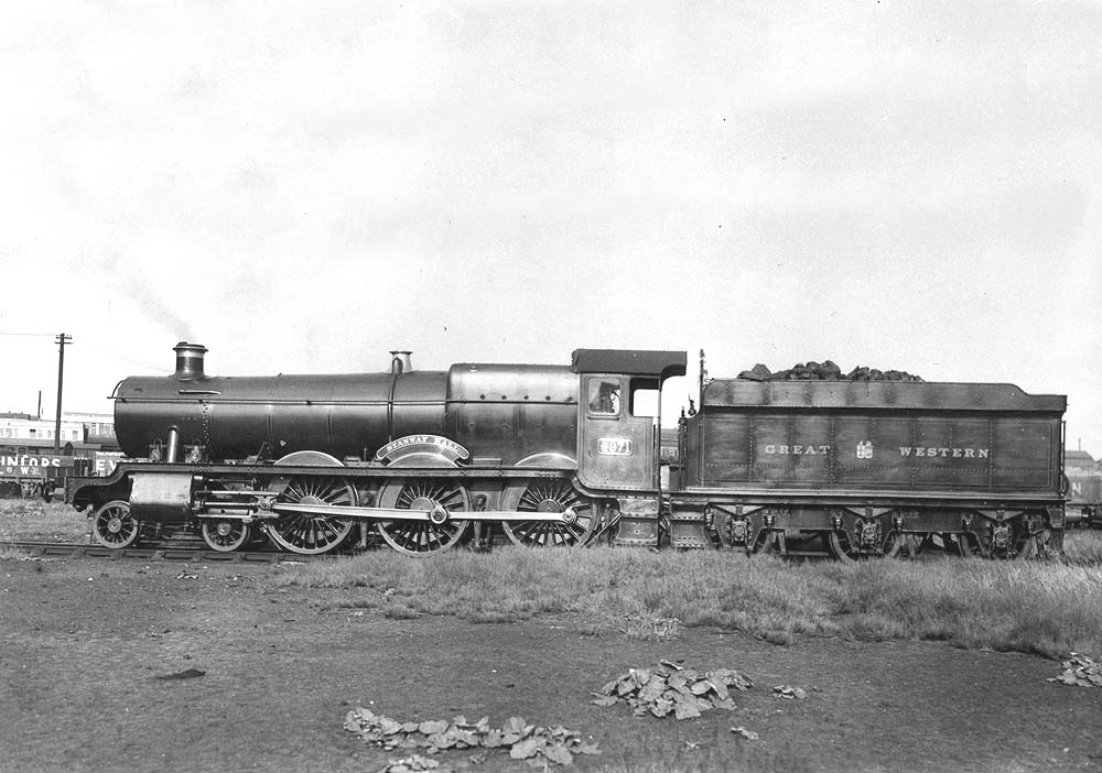 GWR 4-6-0 Hall class No 4971 'Stanway Hall' is seen standing on one of Tyseley's stabling roads ready for its next turn of service