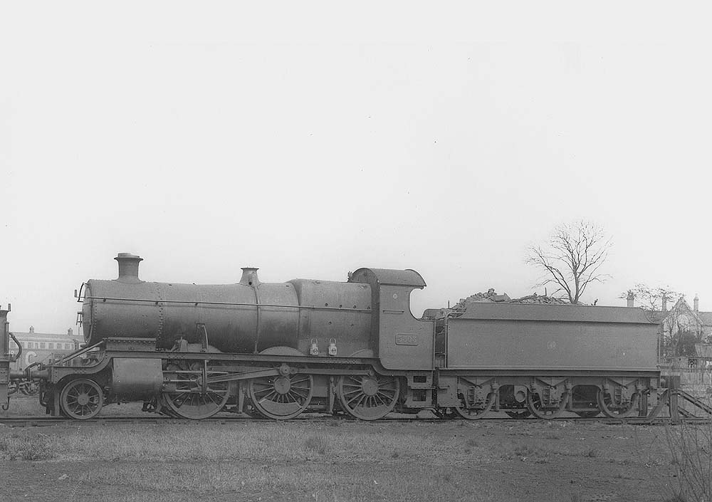 GWR 2-6-0 No 5303, a class 43xx locomotive, is seen coaled and watered ready to commence service the following Monday