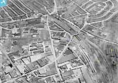 An aerial view of Tyseley taken in 1939 shows the GWR main line running from bottom right to top left