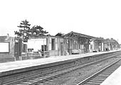 View of the demolition of the up side buildings at Warwick Station which had paused over the weekend