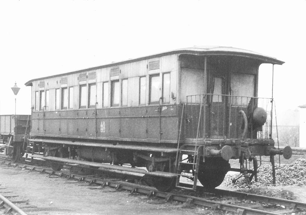 Ex-Bristol and Exeter (B&E) Railway coach converted to a Divisional Engineer�s Inspection Saloon by the Great Western Railway in circa 1900