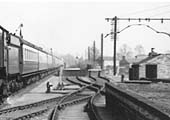 Close up of the two sidings which facilitated the loading and unloading of horses and horse drawn road vehicles