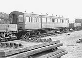 Ex-Barry Railway Auto-Trailer No W4303 in use by the Engineering Department, circa 1952