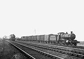 An unknown GWR 2-6-2T large Prairie and an unknown GWR 2-6-0 83xx class Mogul are seen near Widney Manor station