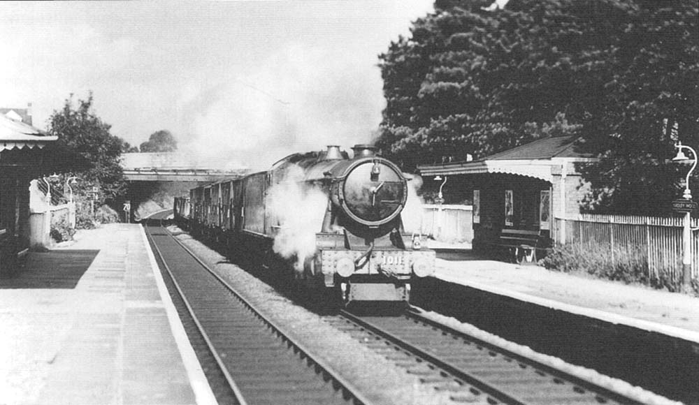 Ex-GWR 4-6-0 10xx Class No 1011 'County of Chester' on a down freight on 21st September 1964