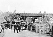 View of Albany Road bridge being built as a replacement to an under occupation bridge which provided access from Earlsdon village to St Thomas Church, the Butts, which served Earlsdon