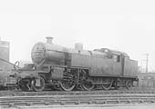 LMS 4P 2-6-4T No 2400 is seen stabled on one of the shed's siding adjacent to the Stechford line on 2nd July 1938