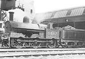Ex-LNWR 2F 0-6-0 '18in Goods' No 8482 is seen being prepared ready for another working day circa 1934