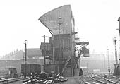 View of Aston shed's relatively unusual coaling plant built by Mitchell Engineering in the early 1930s