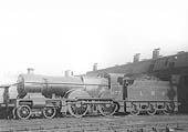 LMS 4P 4-4-0 'Compound' No 1173 stands outside the shed after being serviced on 24th September 1932