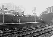 Ex-LMS 5XP Jubilee class No 45669 'Tasmania' is seen leaving Platform 5 at the head of the 10 34am service to Wolverhampton