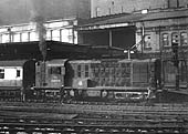 North British Paxman Diesel Electric 'Bo-Bo' No 10800 is seen about to depart the East End of Platform 1 with an up passenger working