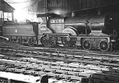 Ex-Midland Railway 2P 4-4-0 No 40526 is seen standing in the short head shunt sited between Platforms 8 and 9 in front of Signal Box No 2