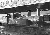 Ex-LNWR 0-6-2T No 58900 is again seen resting between duties on the up middle road between Platforms 3 and 4 whilst acting as station pilot