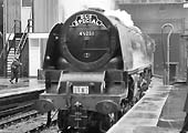 Ex-LMS 8P 4-6-2 No 46251 'City of Nottingham' arrives light engine at New Street station on 12th July 1964